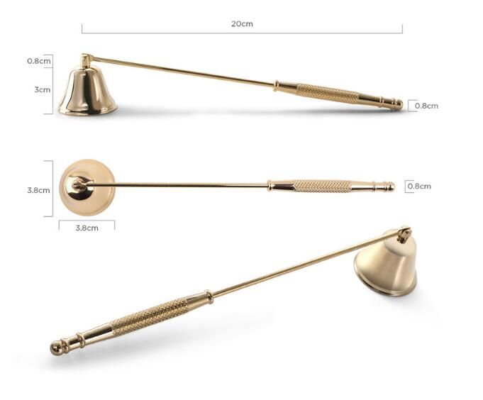 Candle Wick Bell Stainless Steel Smokeless Candle Wick Bell Snuffer