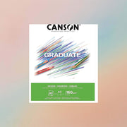 Canson Graduate Drawing Pad A3 30Sheets 160GSM White Paper