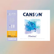Canson Montval  Water Colour Pad 12Sheet 24x32 300GSM
