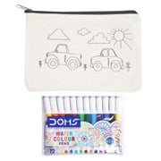 Pourezy Car & Clouds Canavs Pouch Kit
