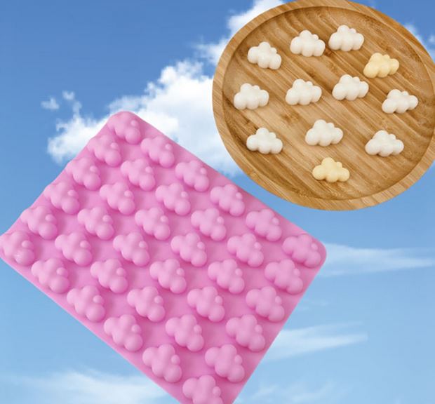 Cavities Cloud Shape 3D Silicone Mold