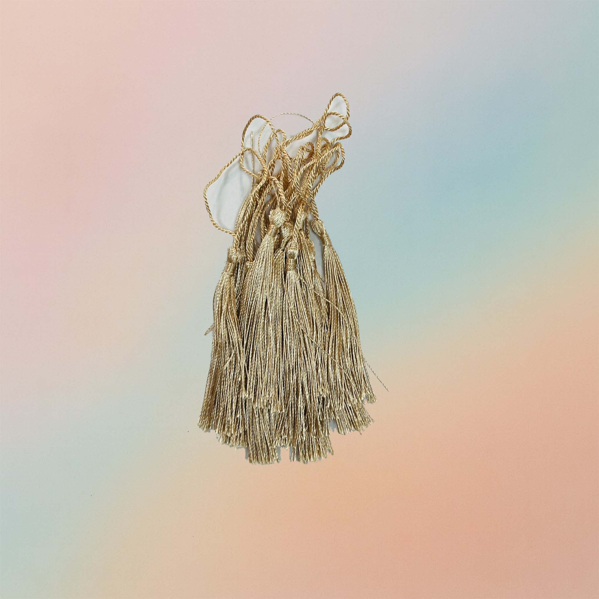 Bookmarks Polyester Silk Tassels 10pcs In 1 Bag