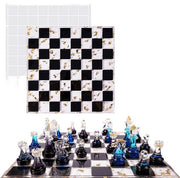 Chess Board Silicon Mould For Resin DIY - flexible non stick silicone mould, detail of finish and texture, for resin casting and mould making in UAE. Resin Art World Dubai.