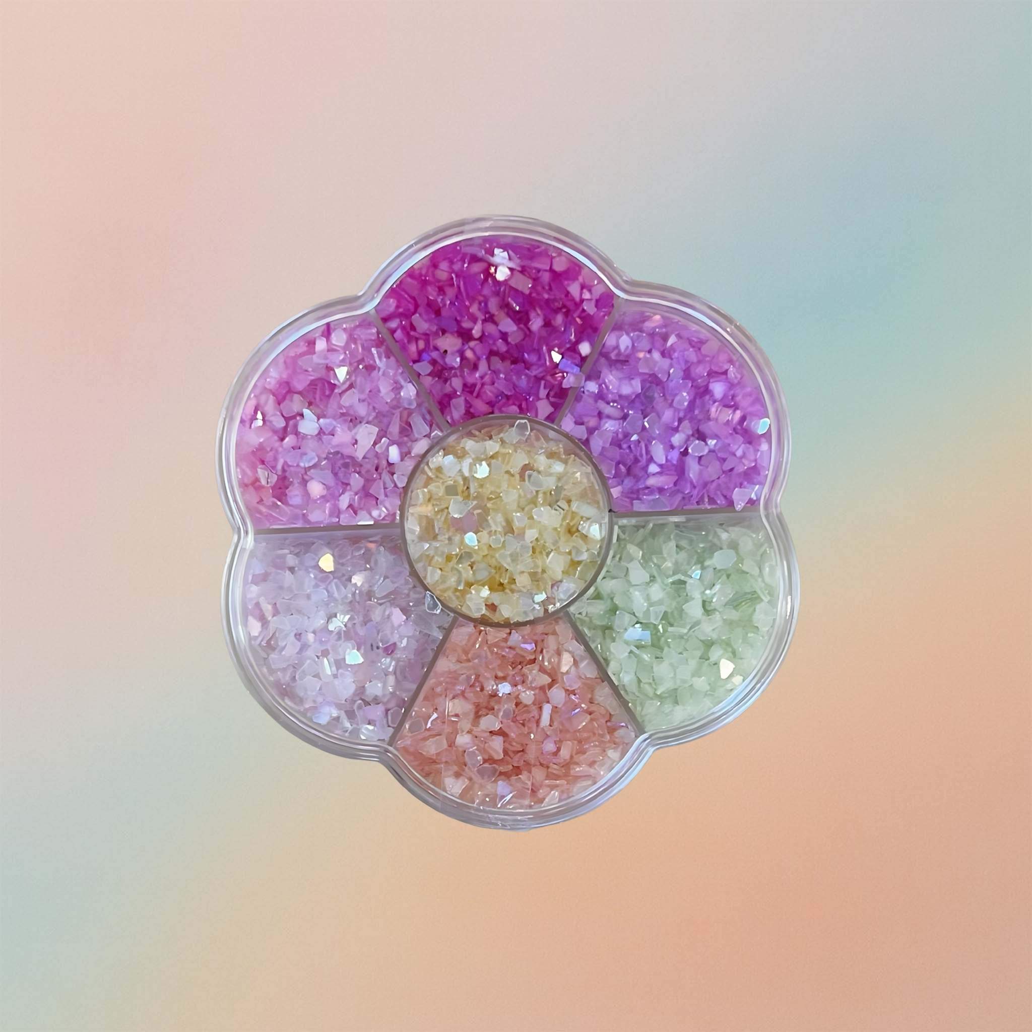 مجموعة رقائق لفن الراتنج