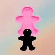 Christmas Gingerbread Man Ornament Or Keychain DIY Silicon Epoxy Resin Mould