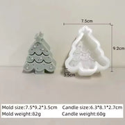 Christmas Tree Silicone Mold for Aromatherapy Candles & DIY Soaps Craft Supplies Triangle Shape
