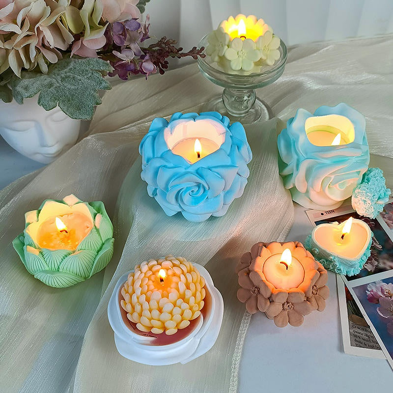 Big Crysanthemum Flower Mould For Candle, Resin, Gypsum & Art Crafts Making Silicone Mold