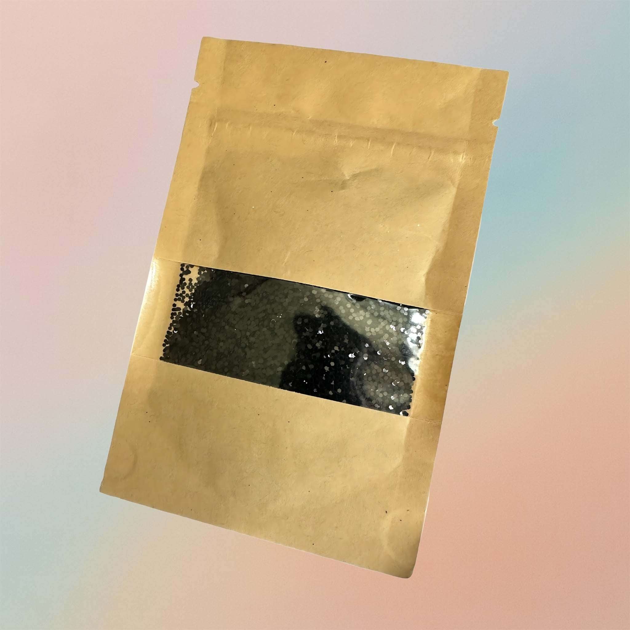 Chunky Black Glitter