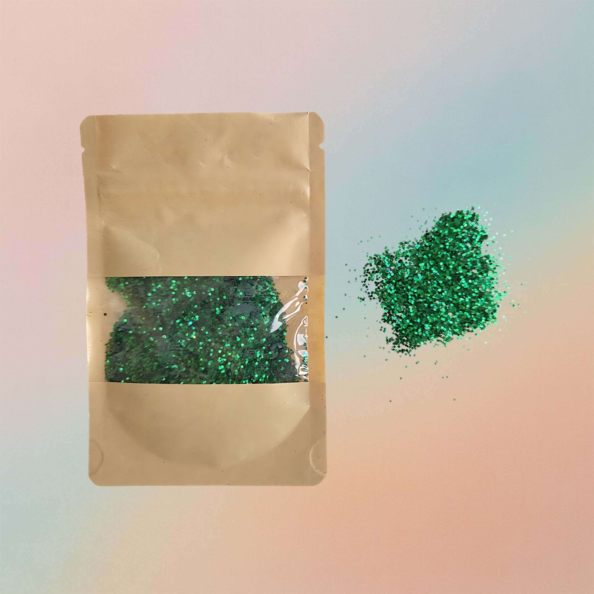 Chunky Green Glitter