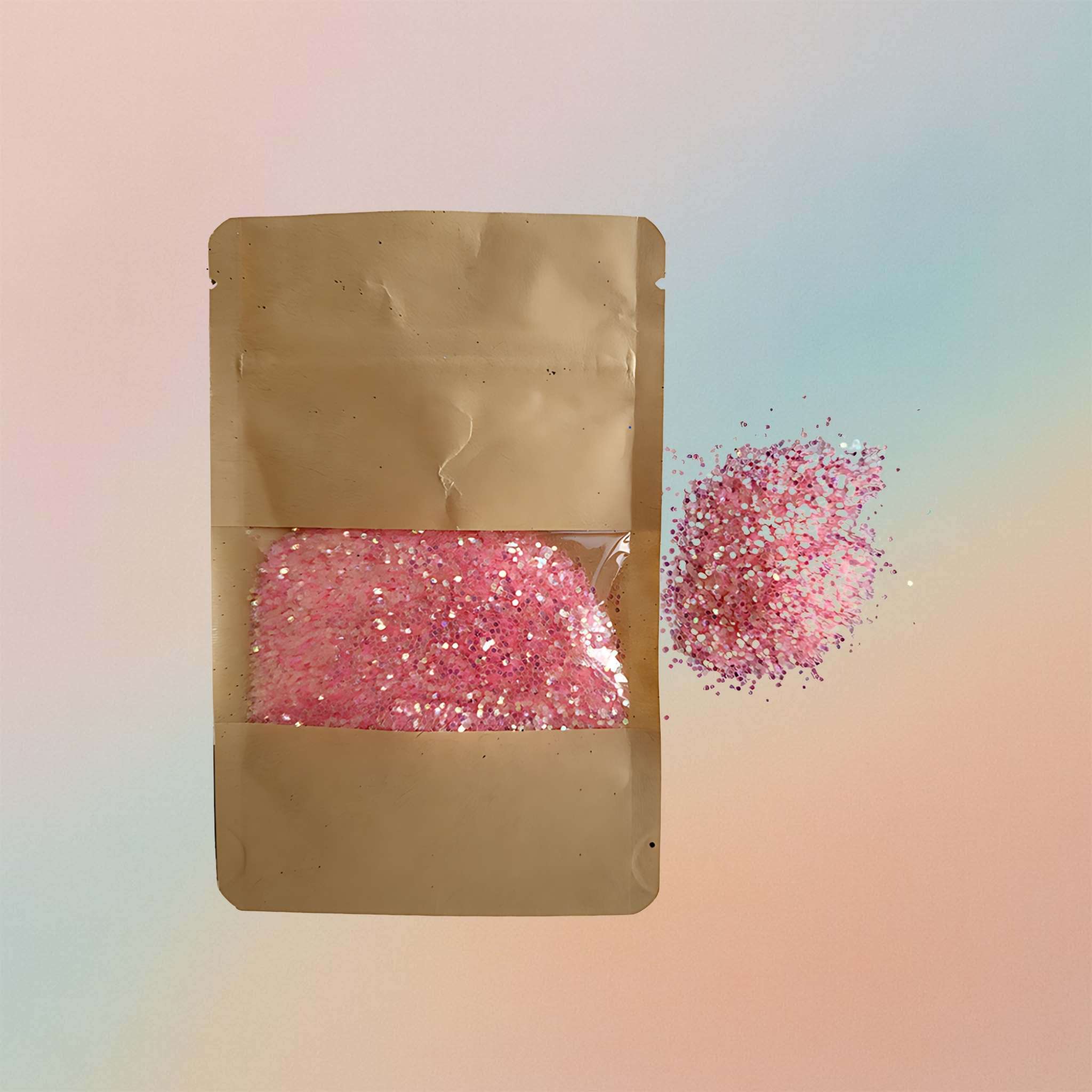 Chunky Light Pink Glitter