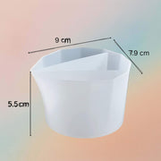 Color Mixing Distribution Measuring Silicone Split Cup For Paint Pouring