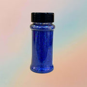 زجاجة لامعة ثلاثية الأبعاد باللون الأزرق الملكي