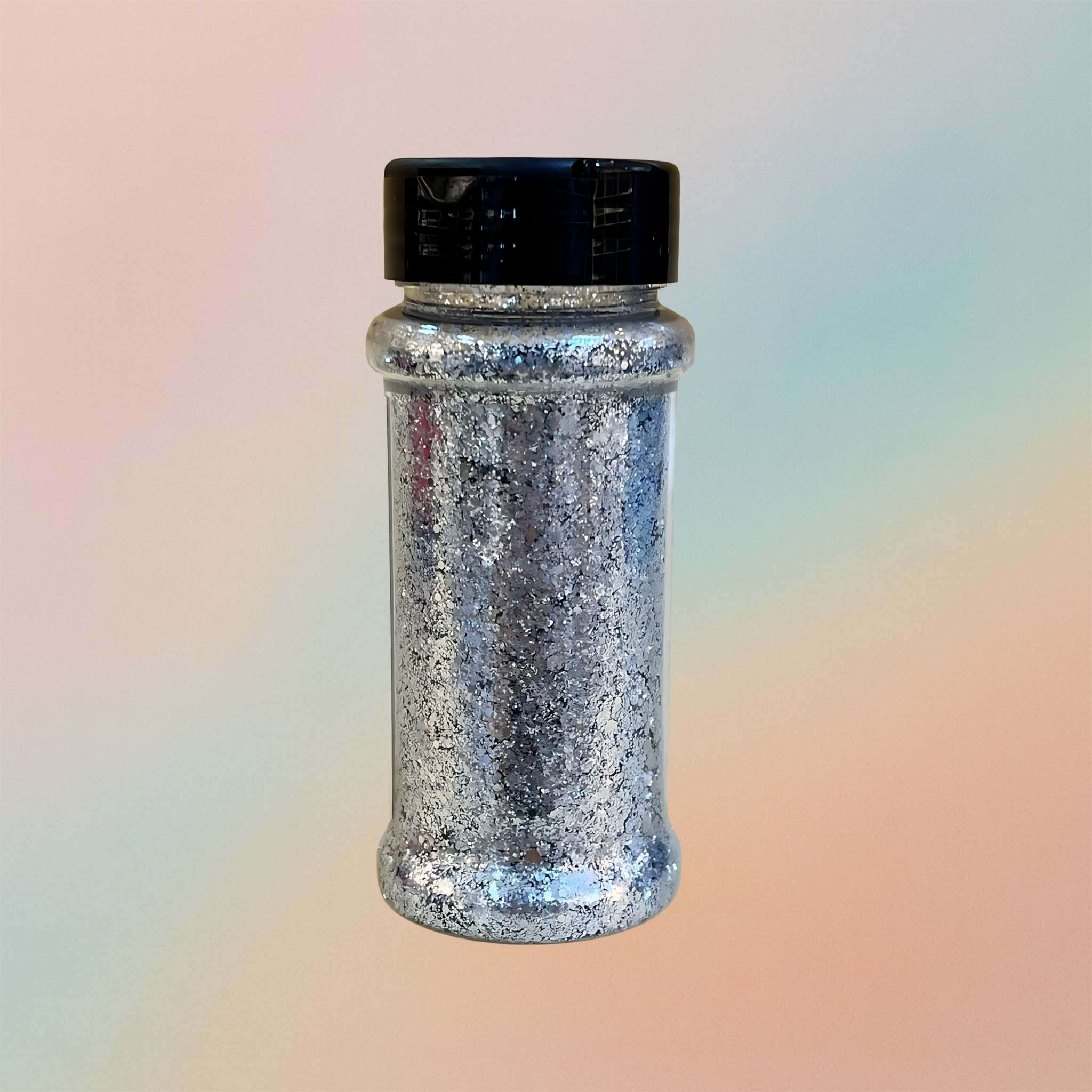 Combi Silver Glitter Bottle