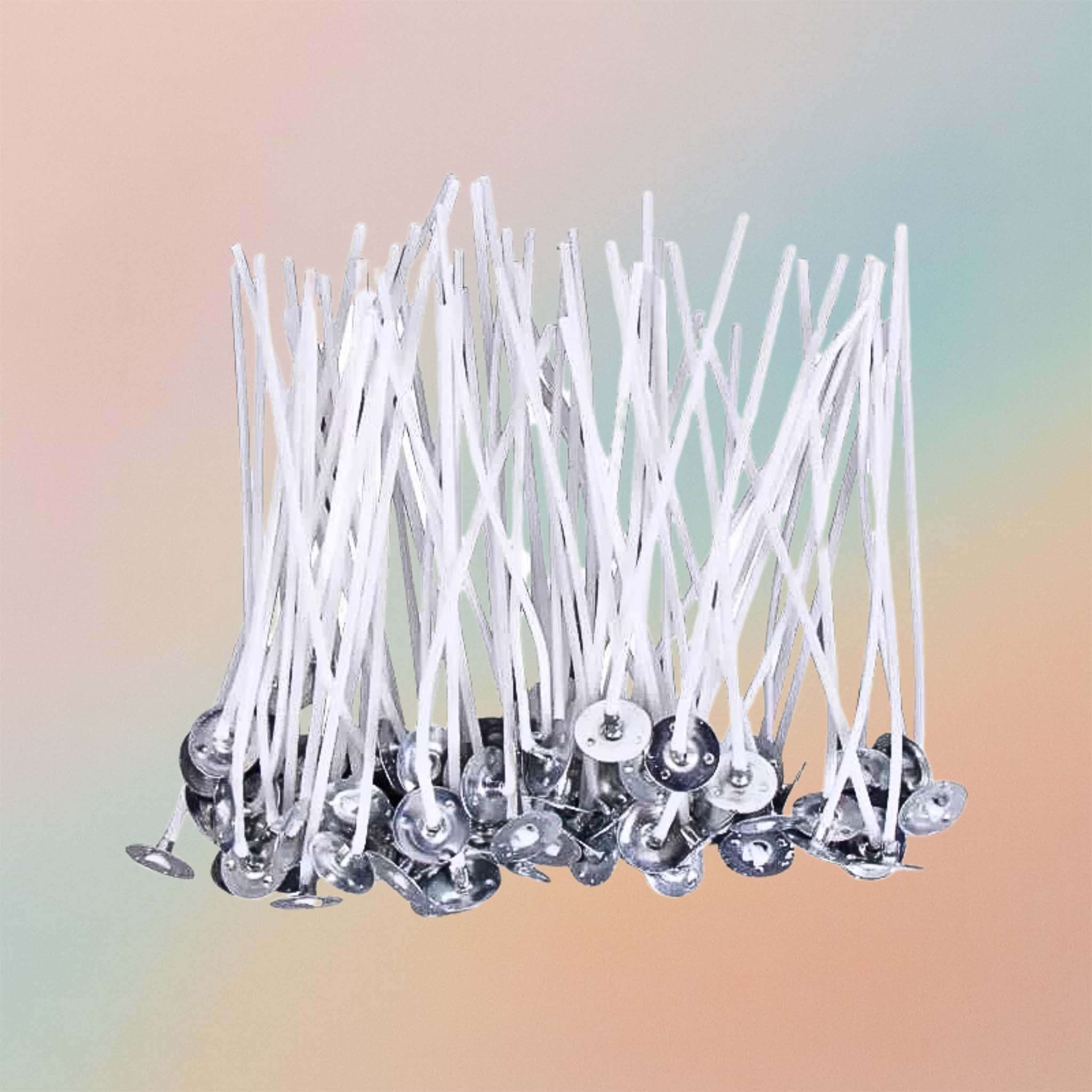 Cotton Candle Wicks Pre-Waxed Low Smoke Candle Making Kits