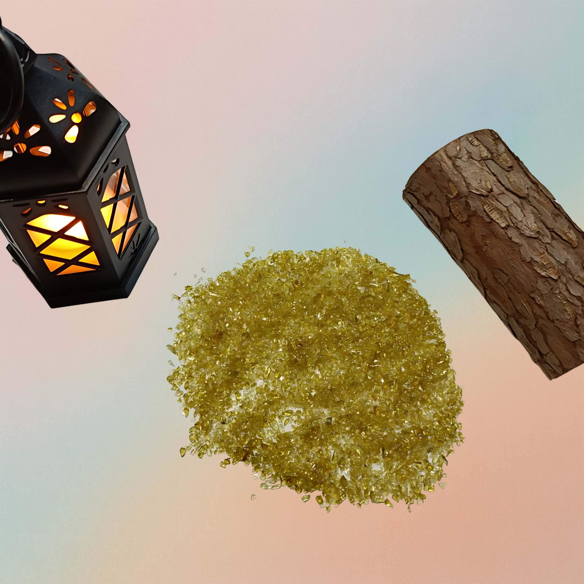 Crushed Glass For Resin Epoxy Geode Art Metallic, Shiny, Bright, For DIY Art And Craft Projects - Gold