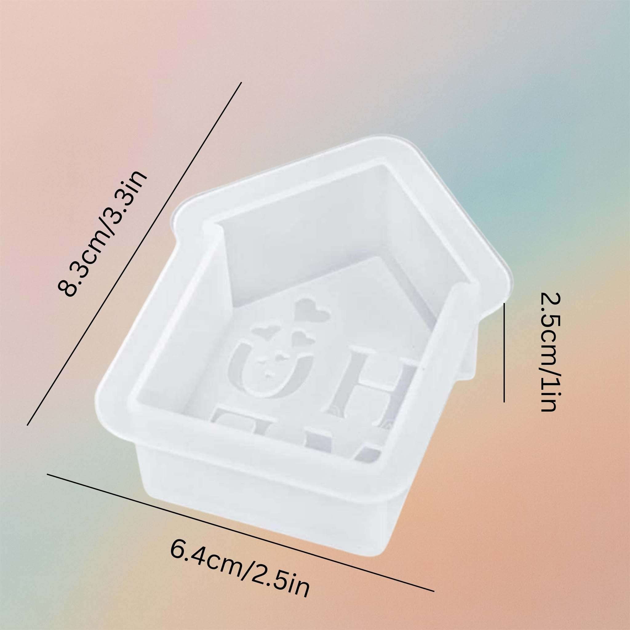 DIY Christmas House Silicone Molds