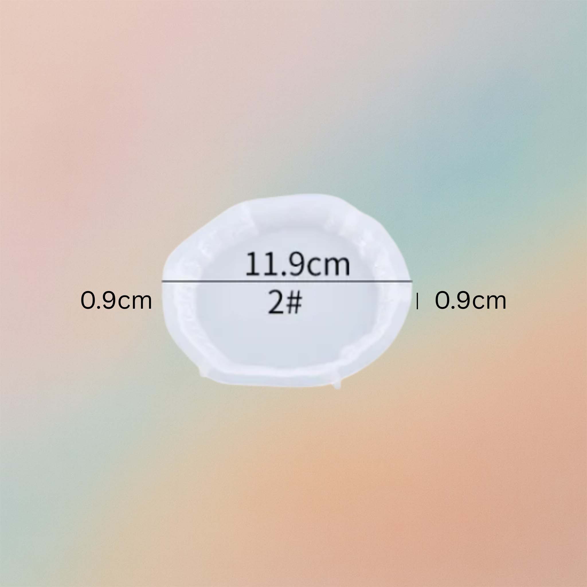 DIY Irregular Coaster Cup Mat Silicone Mold