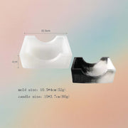 DIY Crafts Accessory Epoxy Resin Square Coaster Storage Box Mold Set Handmade Crystal Square Coaster Silicone Mold