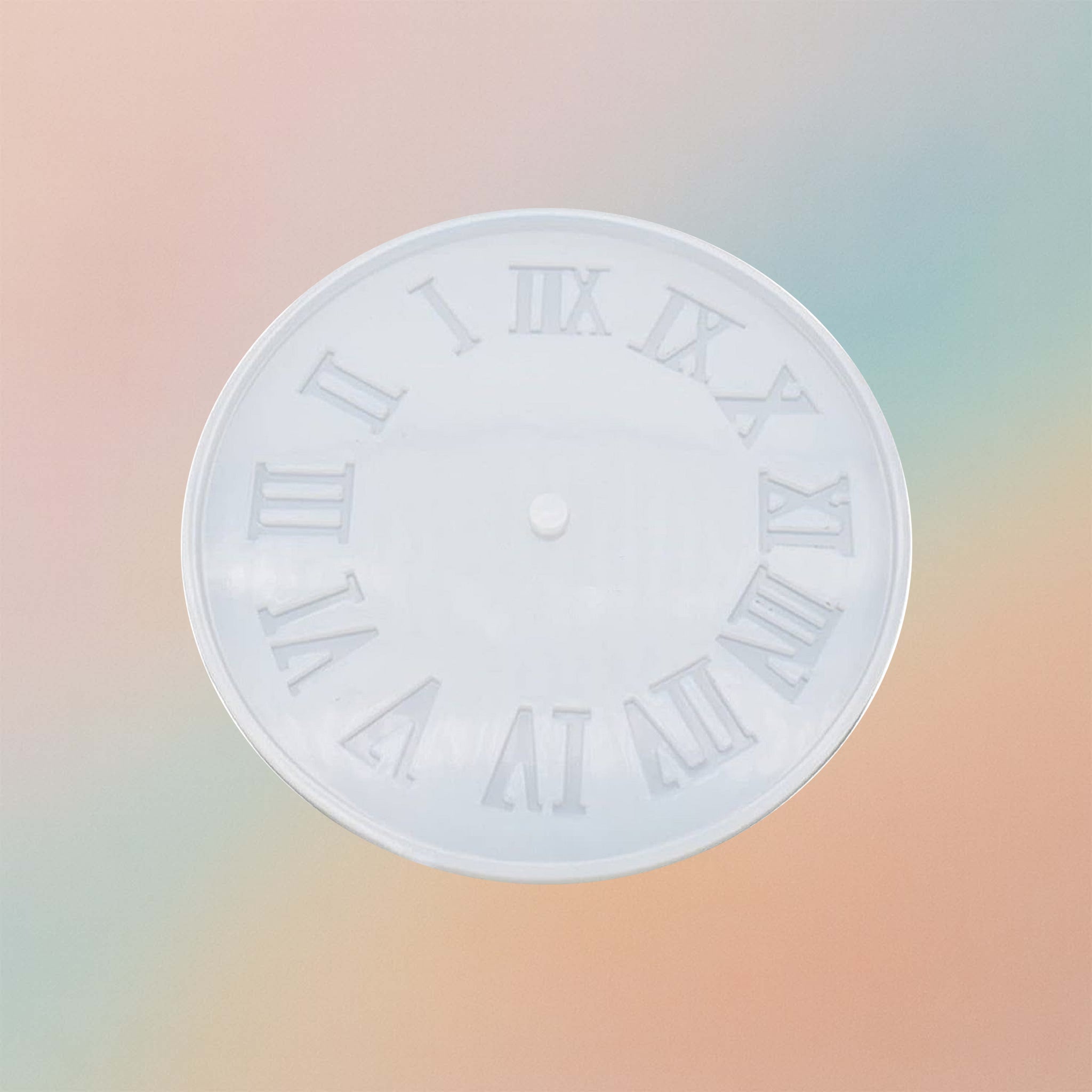 DIY Resin Round Clock Silicone Mould 8"