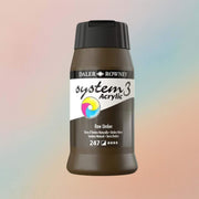 دالر روني 500 مل نظام - 3 أكريليك - خام عنبر