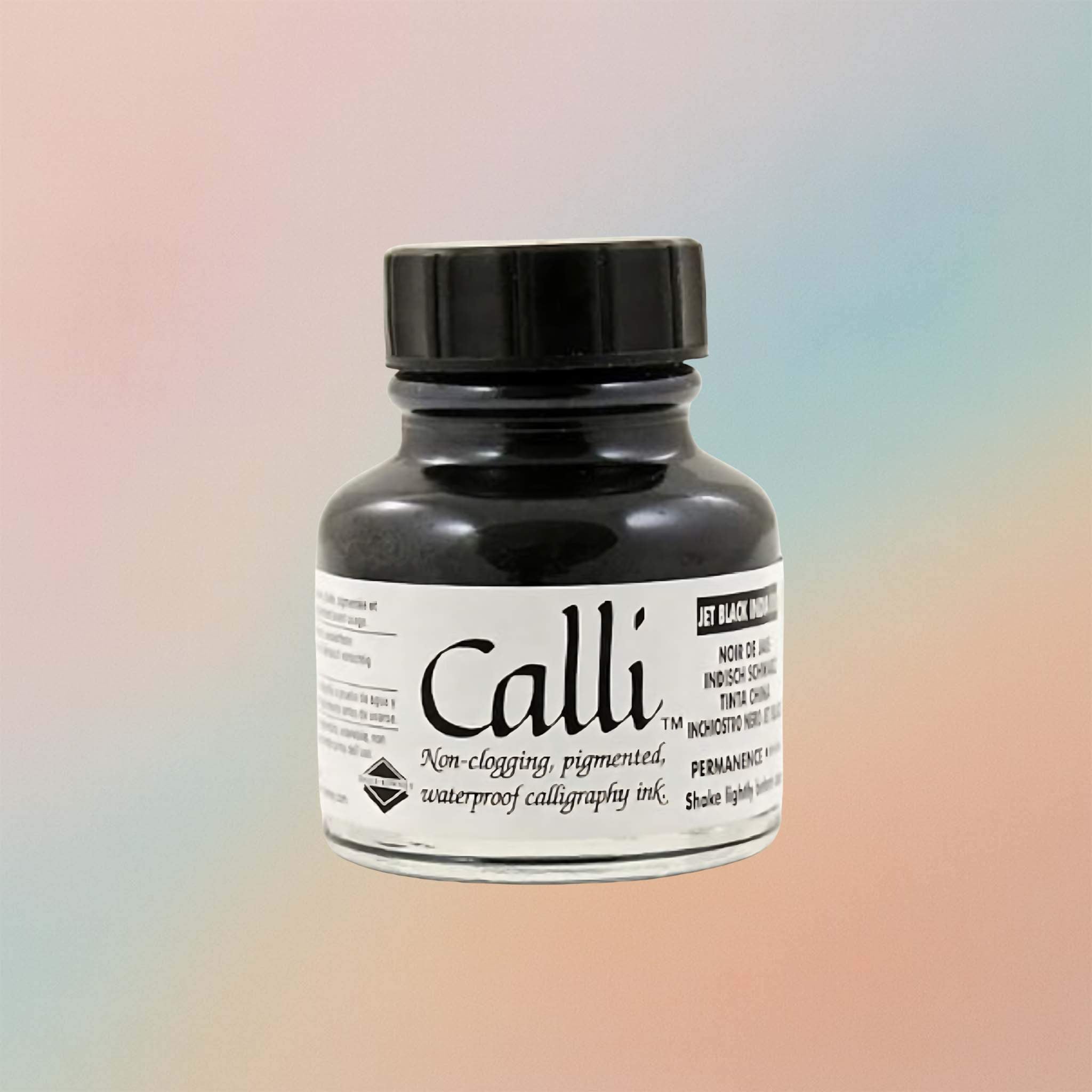 Best Daler Rowney Calli Ink 29 5ml Jet Black – Resin Art World - Dubai