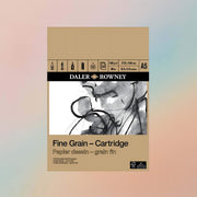 Daler Rowney Fine Grain Cart Pad A5 160GSM
