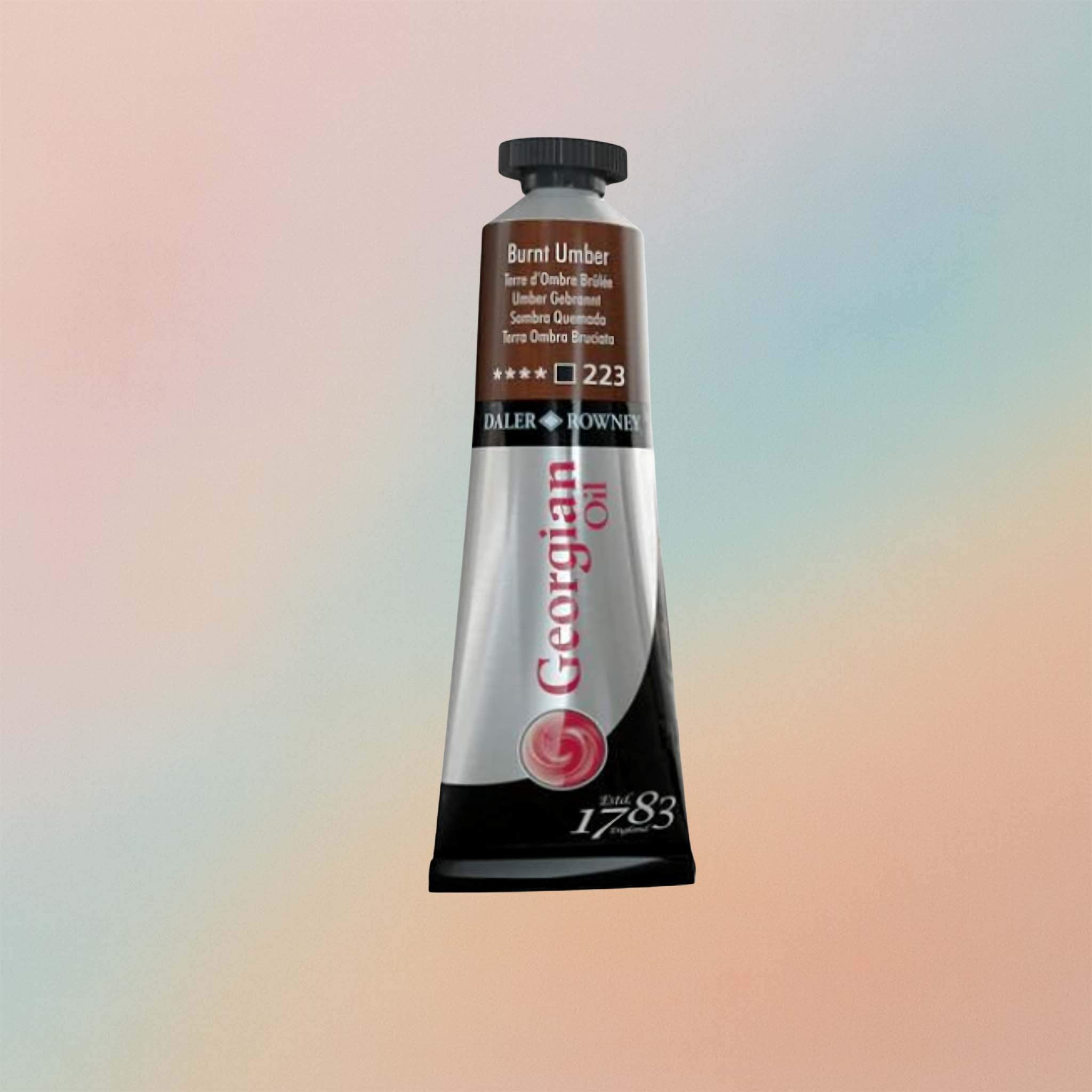 Daler Rowney G Oil COL 38ml Burnt Umber 223