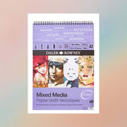 Daler Rowney Mix Media Spiral A2 250G 30S