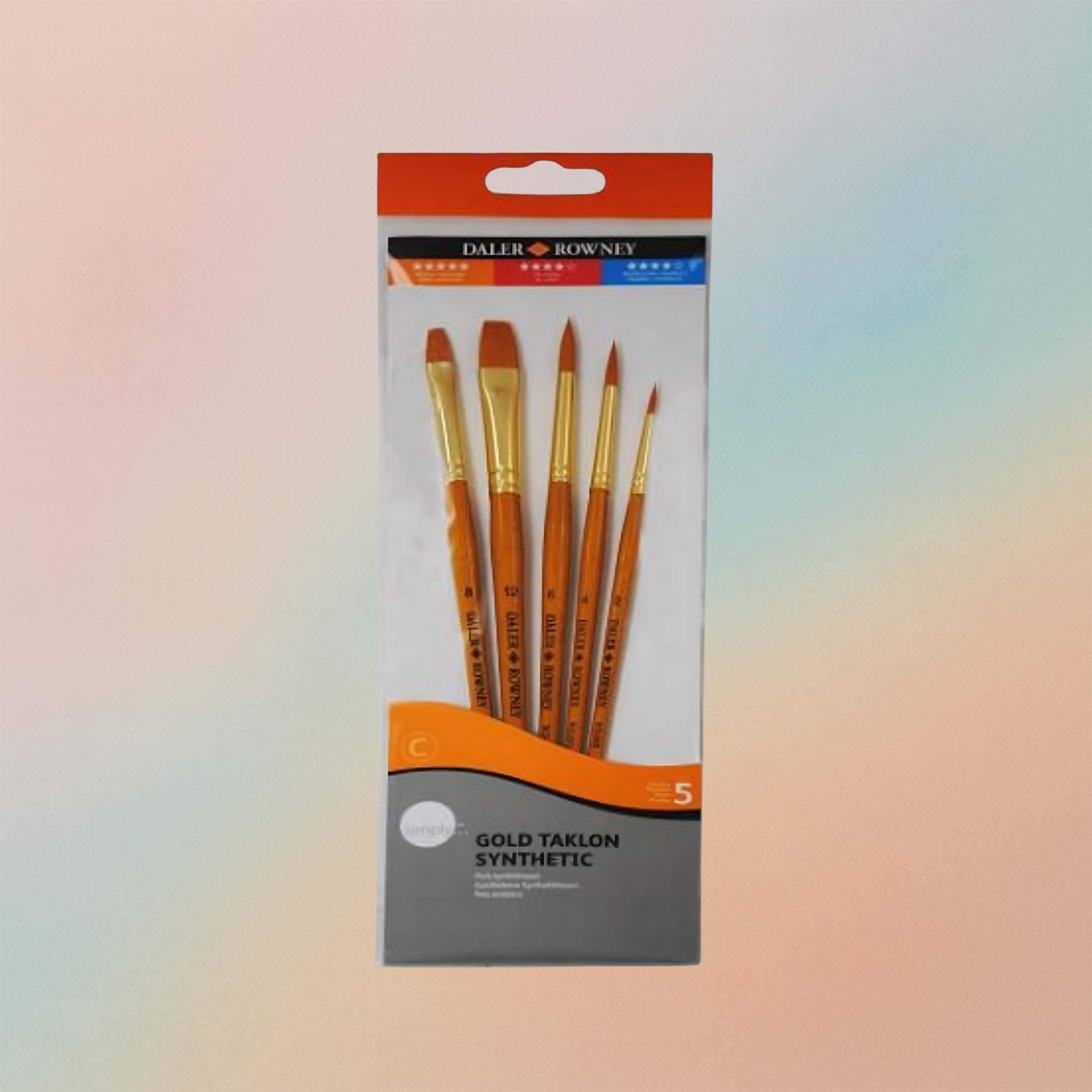Daler Rowney Simply G Tkln Brush 5pc Set #3SH