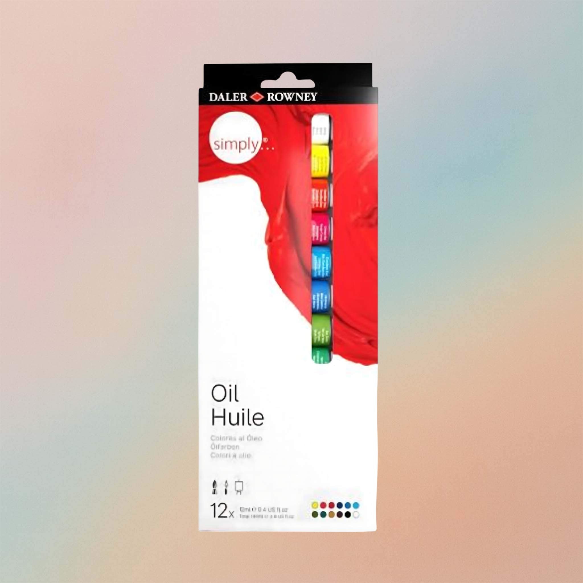 Daler Rowney Simply Oil Introduction 12Xl2ml Set