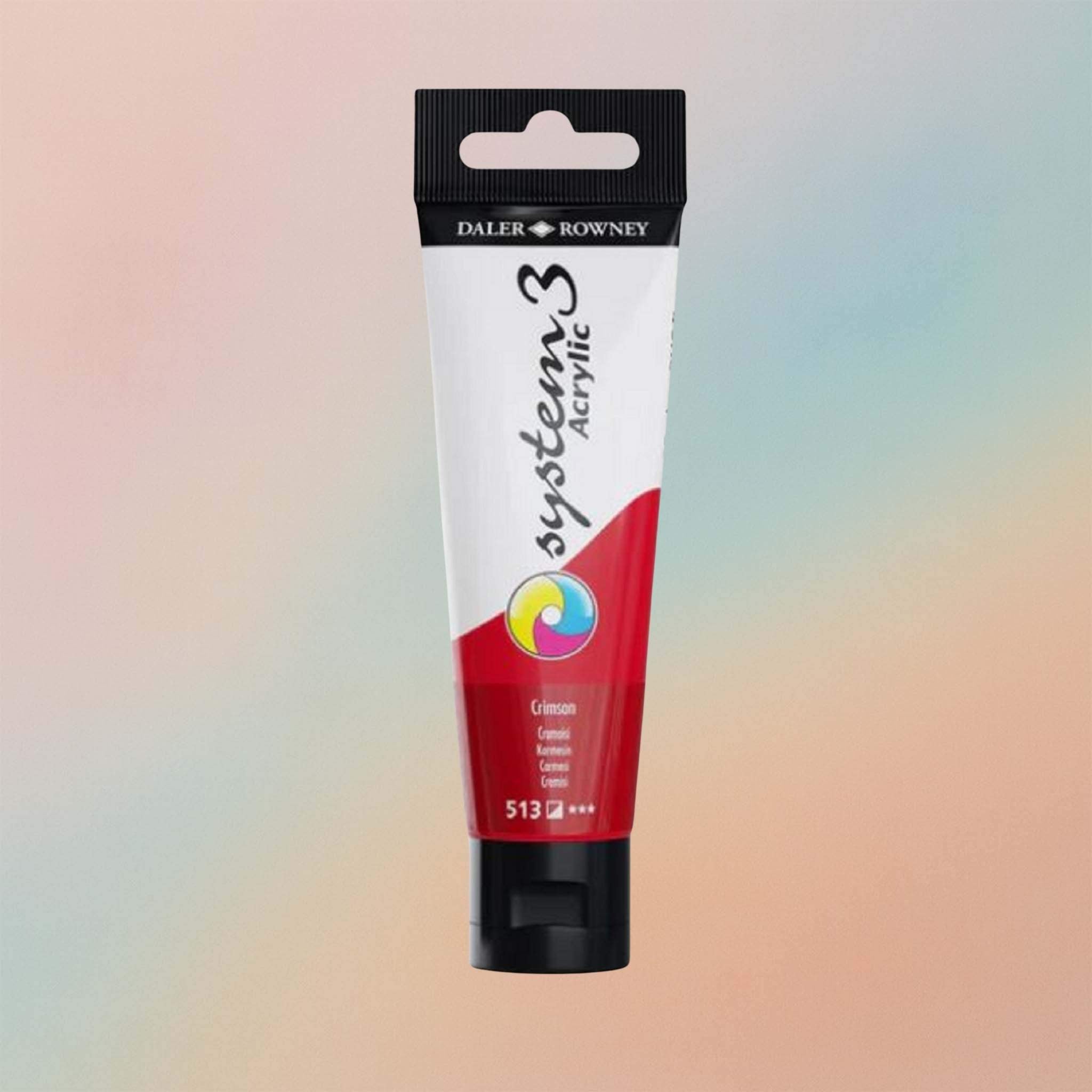 Daler Rowney System3 Acrylic 59ml Crimson
