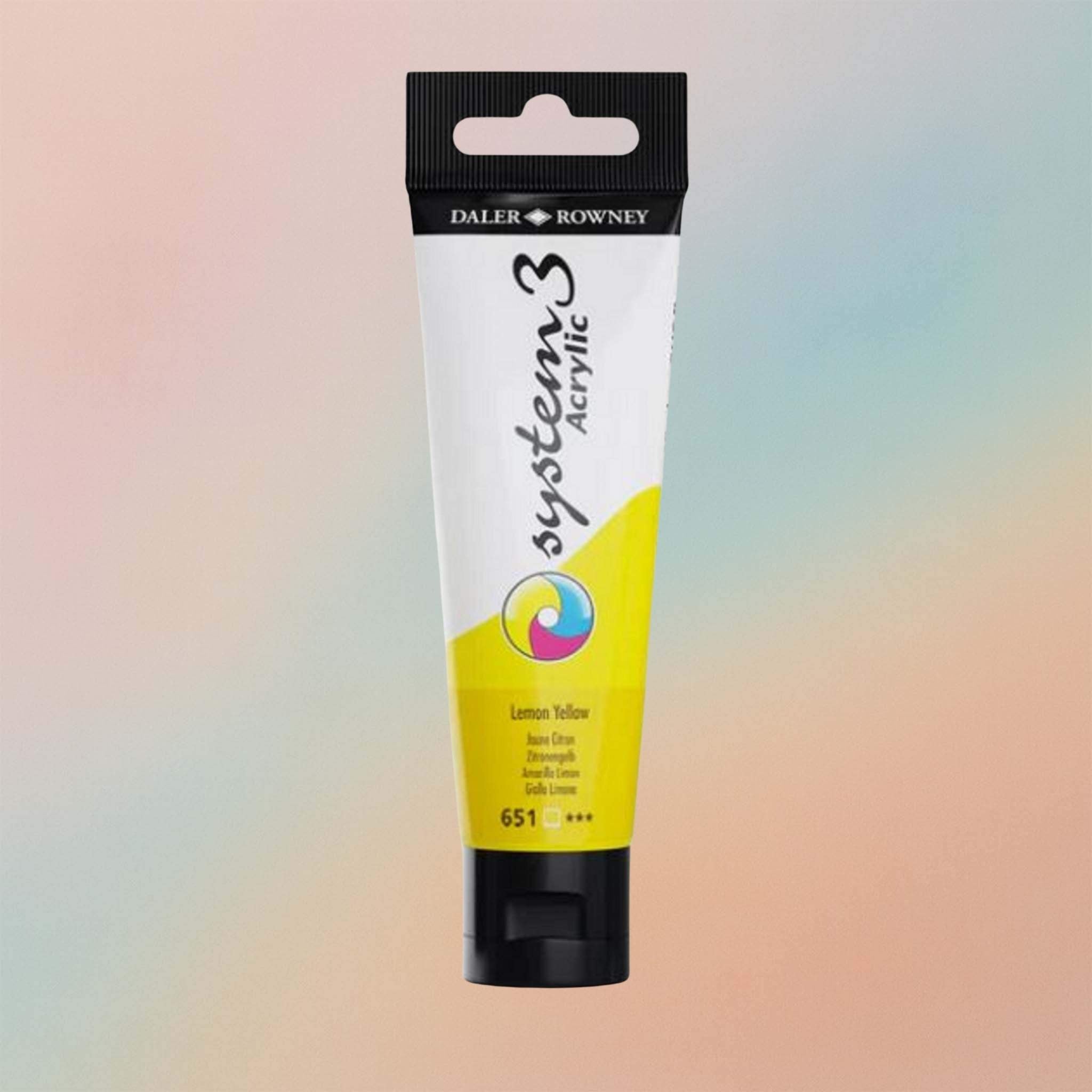 نظام دالر روني 3 أكريليك 59 مل أصفر ليموني