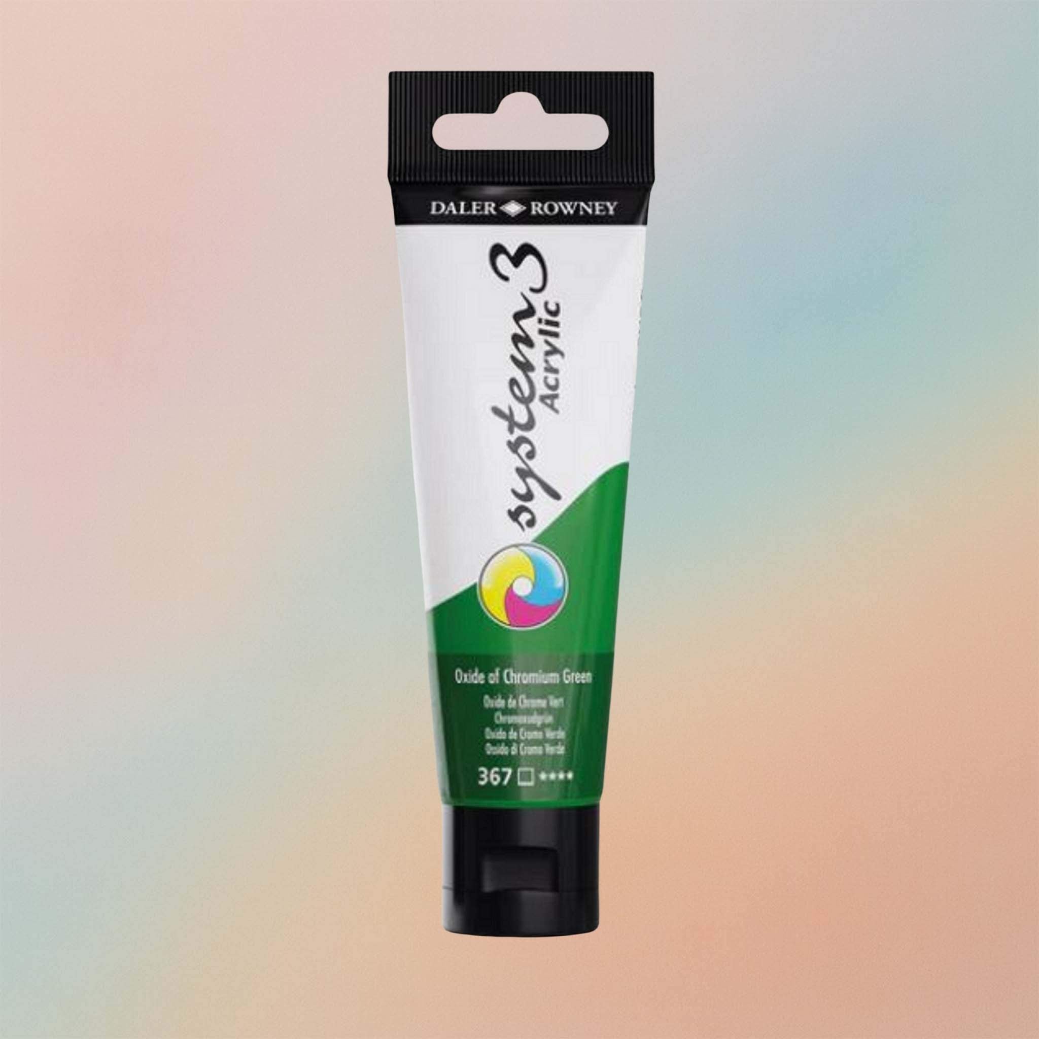 Daler Rowney System3 Acrylic 59ml Opaque Oxide Chrome