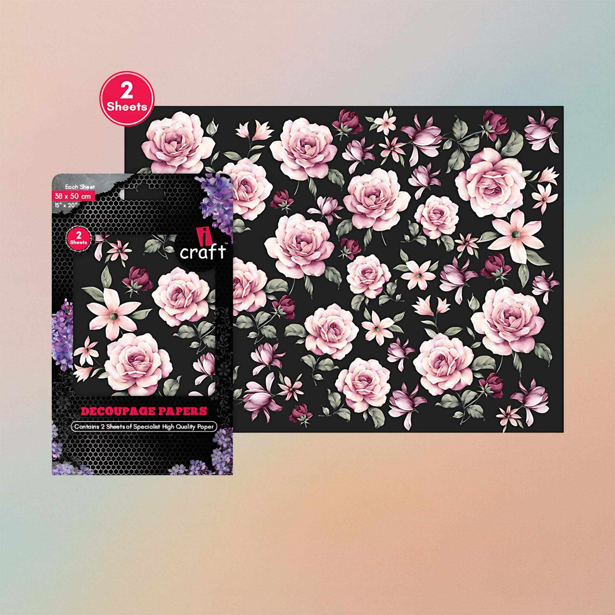 Decoupage Paper – The Rose World