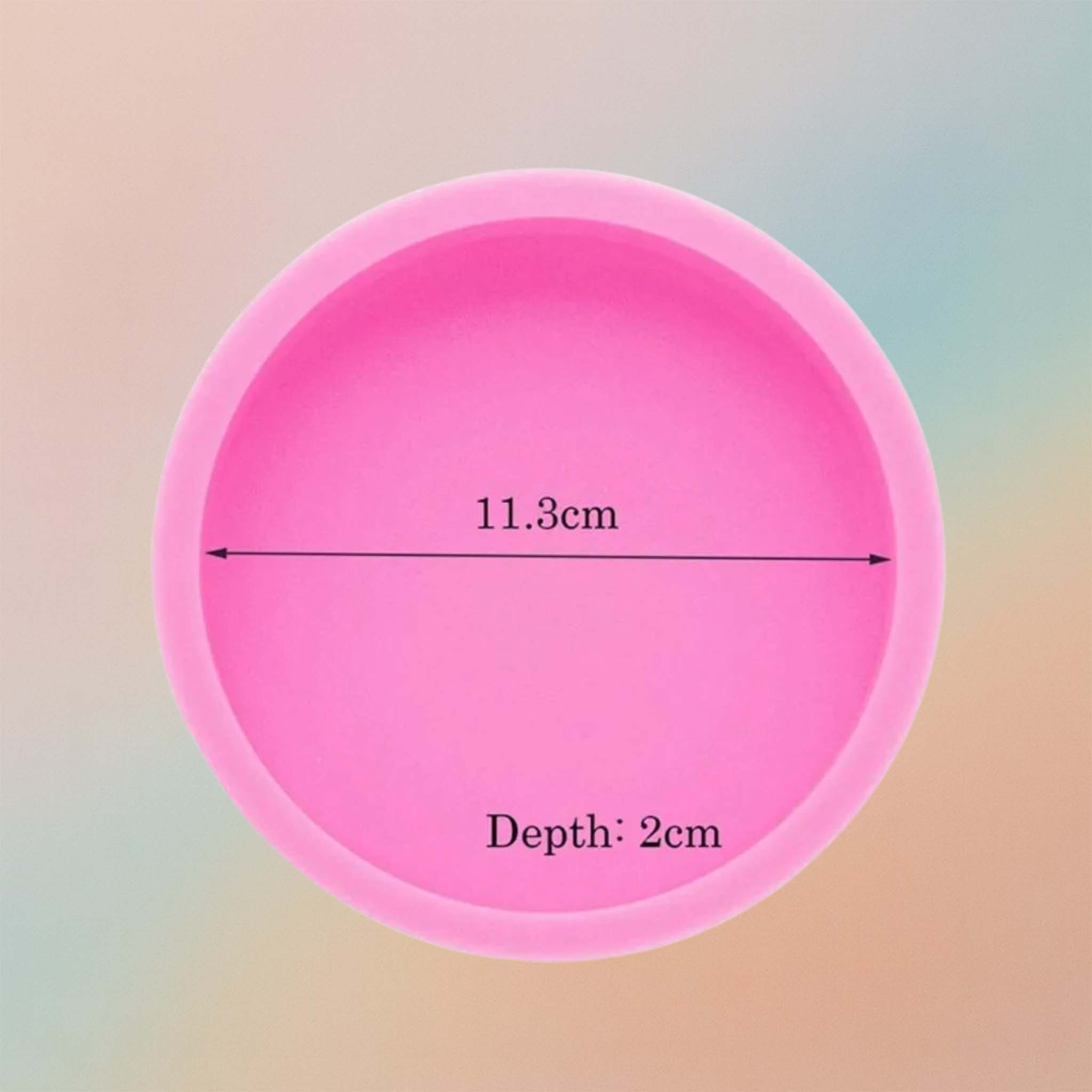 Deep Round Mould DIY Epoxy Resin Silicon Mould