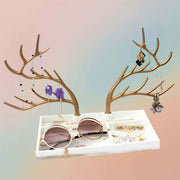 Deer Horn Shape Earring Necklace Display Epoxy Resin Silicone Mold