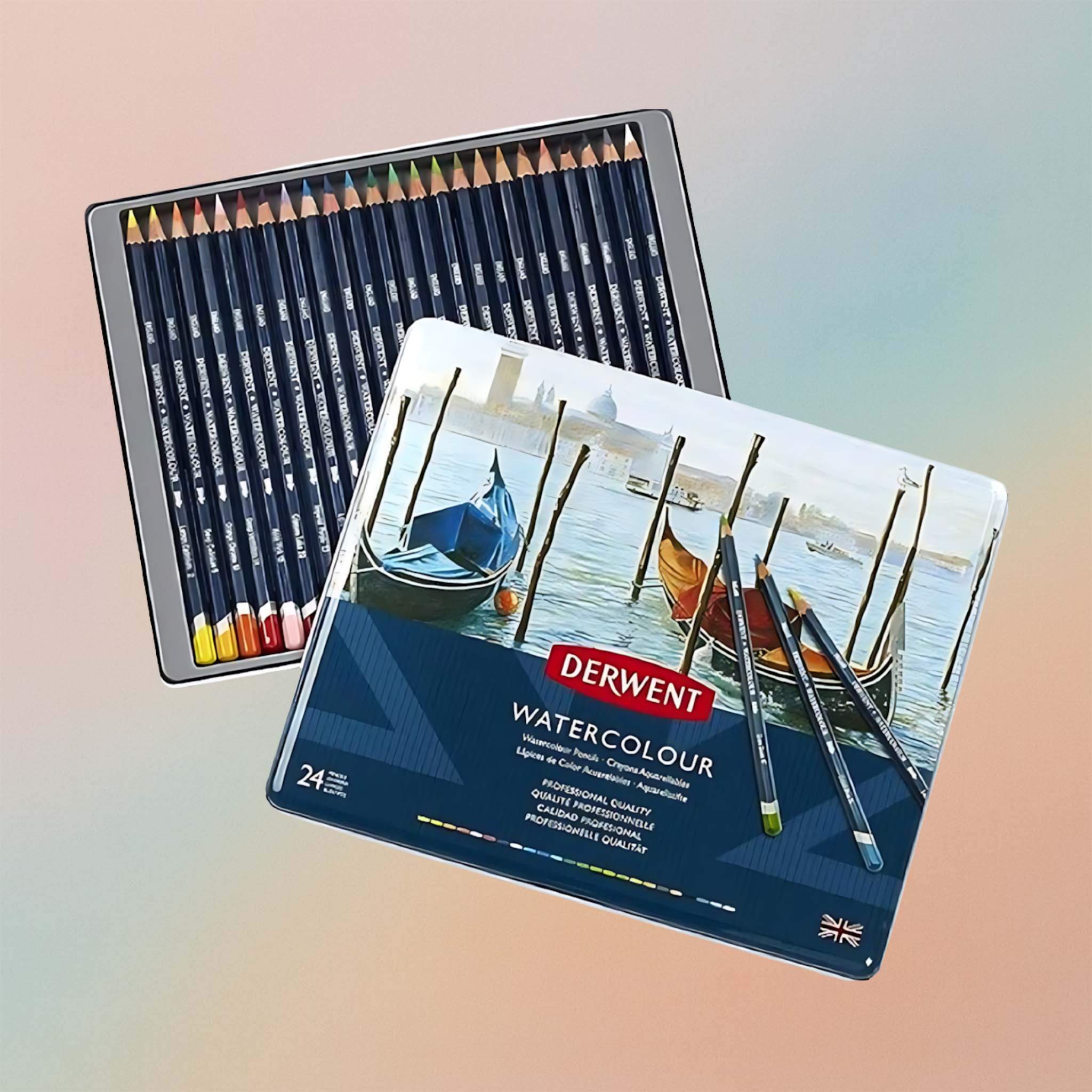 Derwent Watercolour Pencils 24 Tin