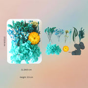 Dried Natural Preserved Botanicals Flowers For Resin Art- Blue