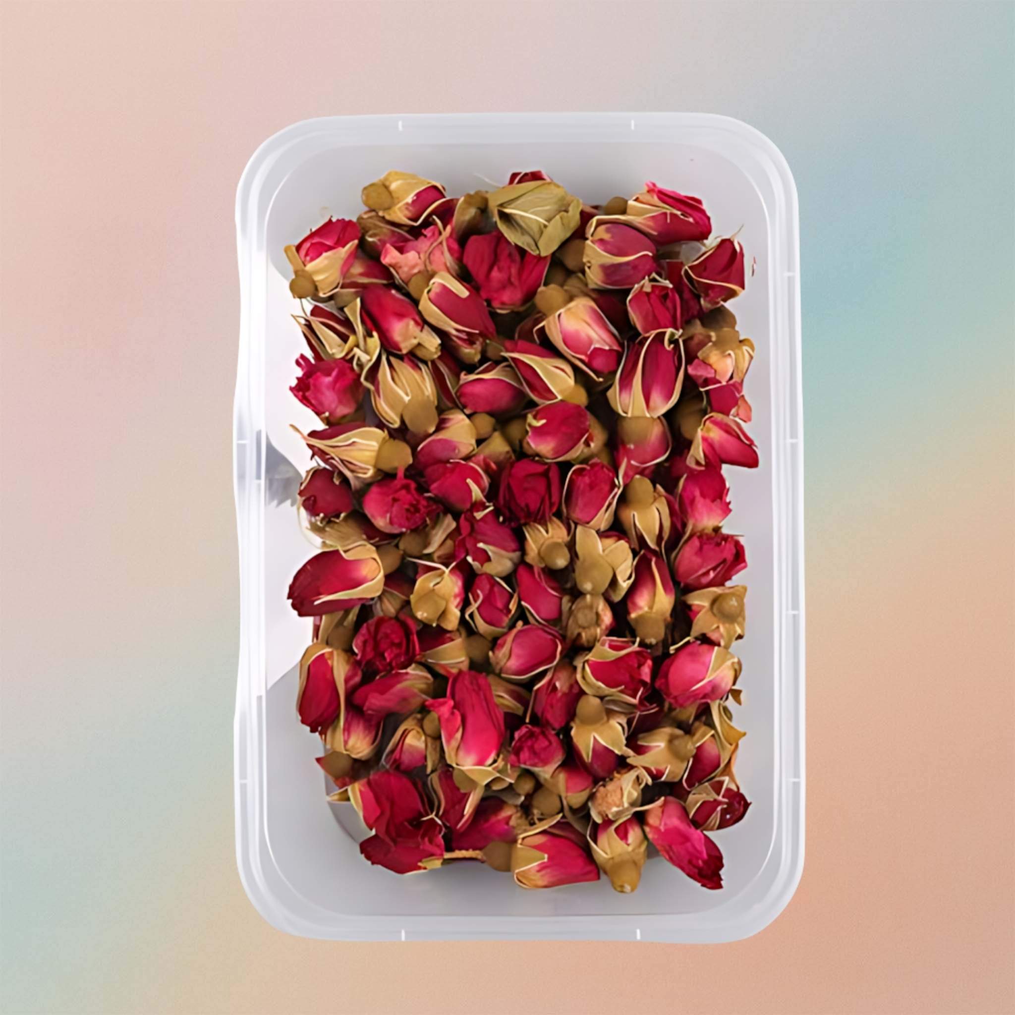 Dried Natural Preserved Box Of Rose Buds For Resin Art