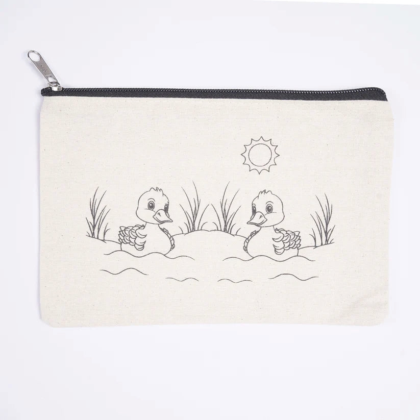 Pourezy Little Ducks Canvas Pouch Kit