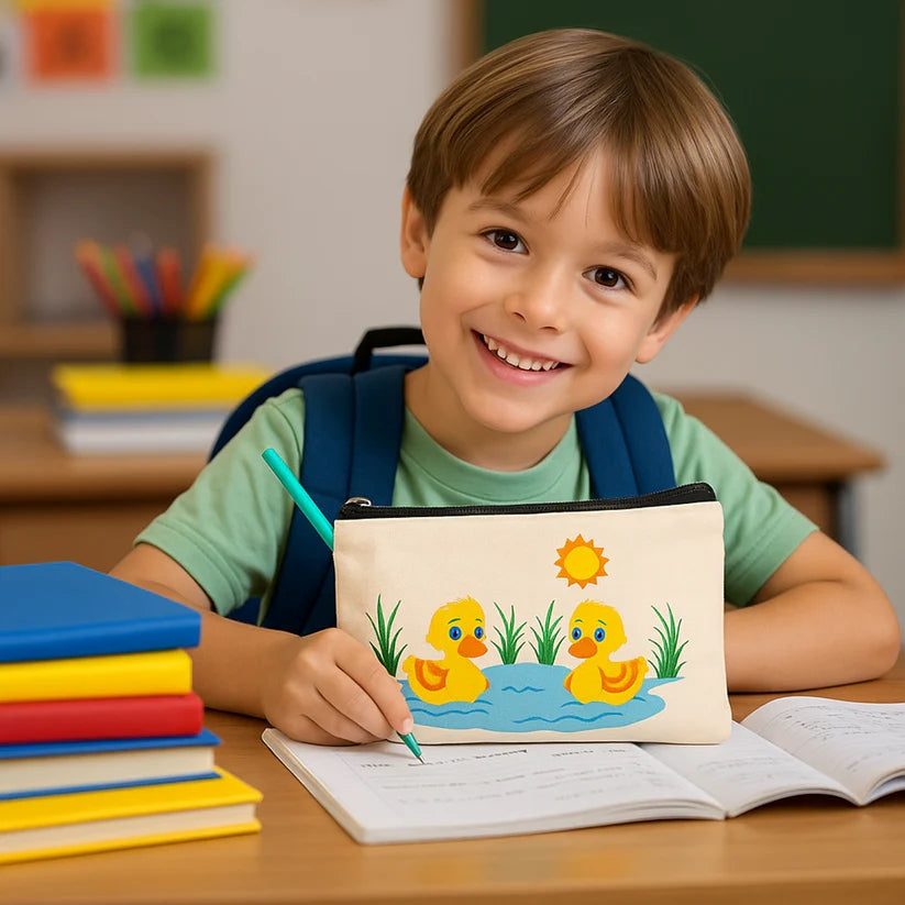 Pourezy Little Ducks Canvas Pouch Kit