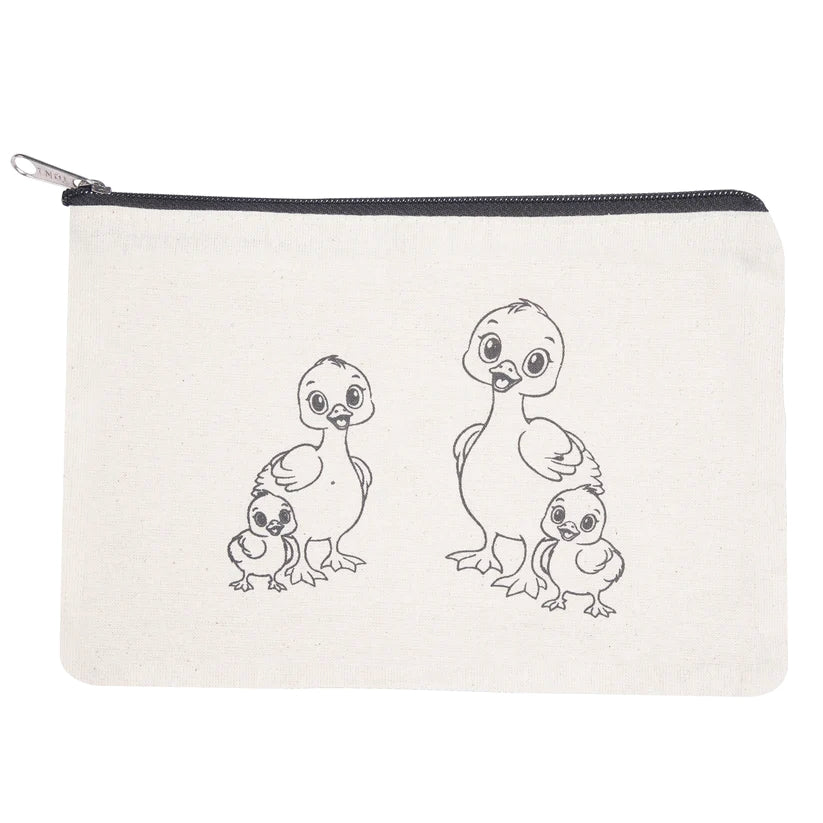 Pourezy Ducks Family Canvas Pouch Kit