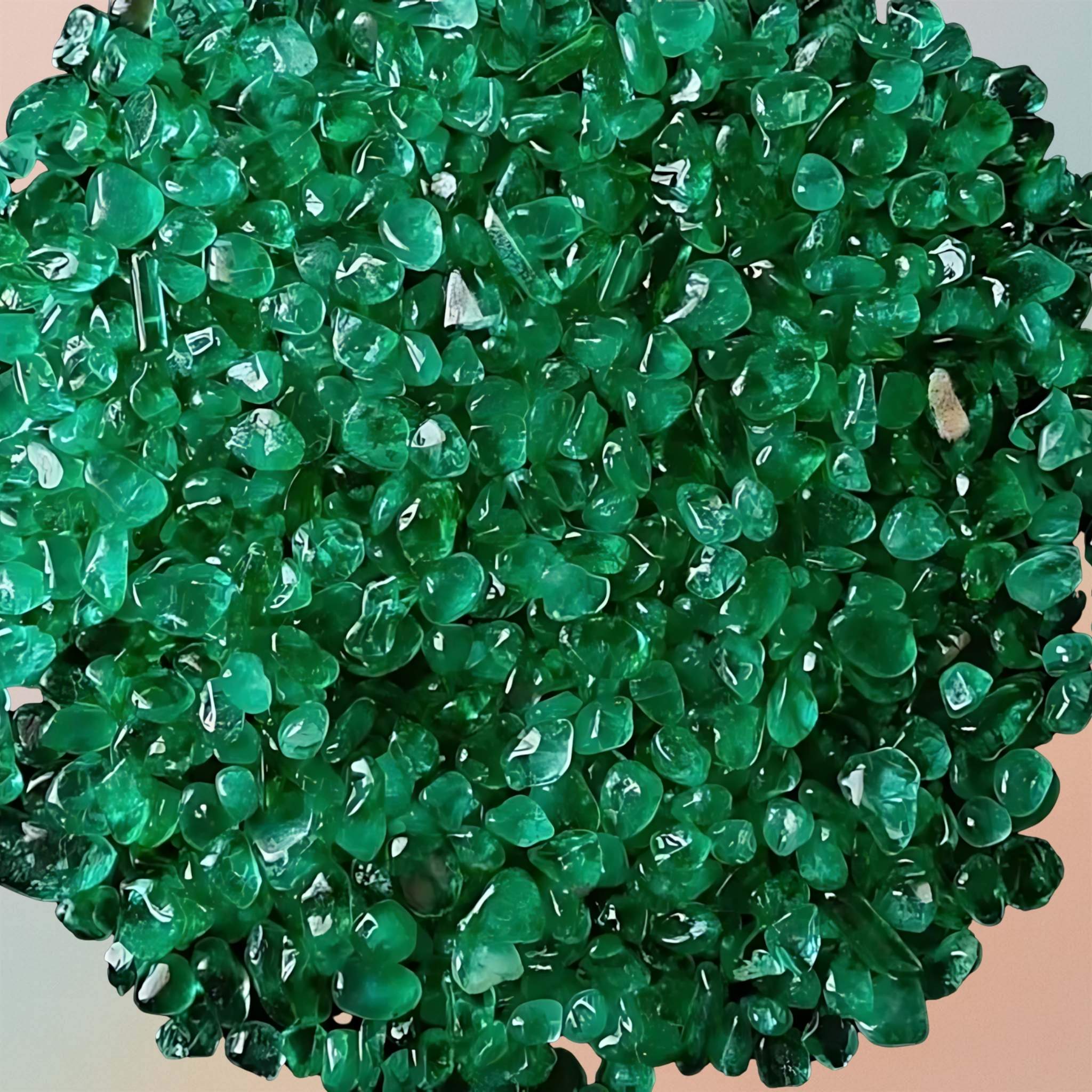 Dyed Crystal Chips – Emerald