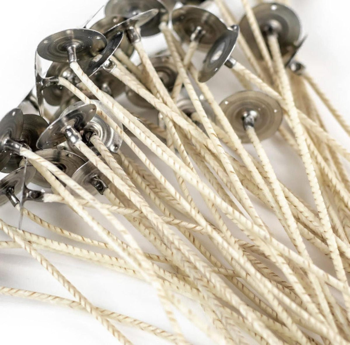 Eco Candle Wicks Pre-Waxed Low Smoke Candle Making Kits