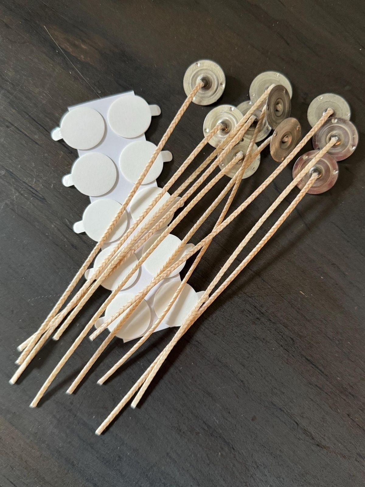 Eco Candle Wicks Pre-Waxed Low Smoke Candle Making Kits