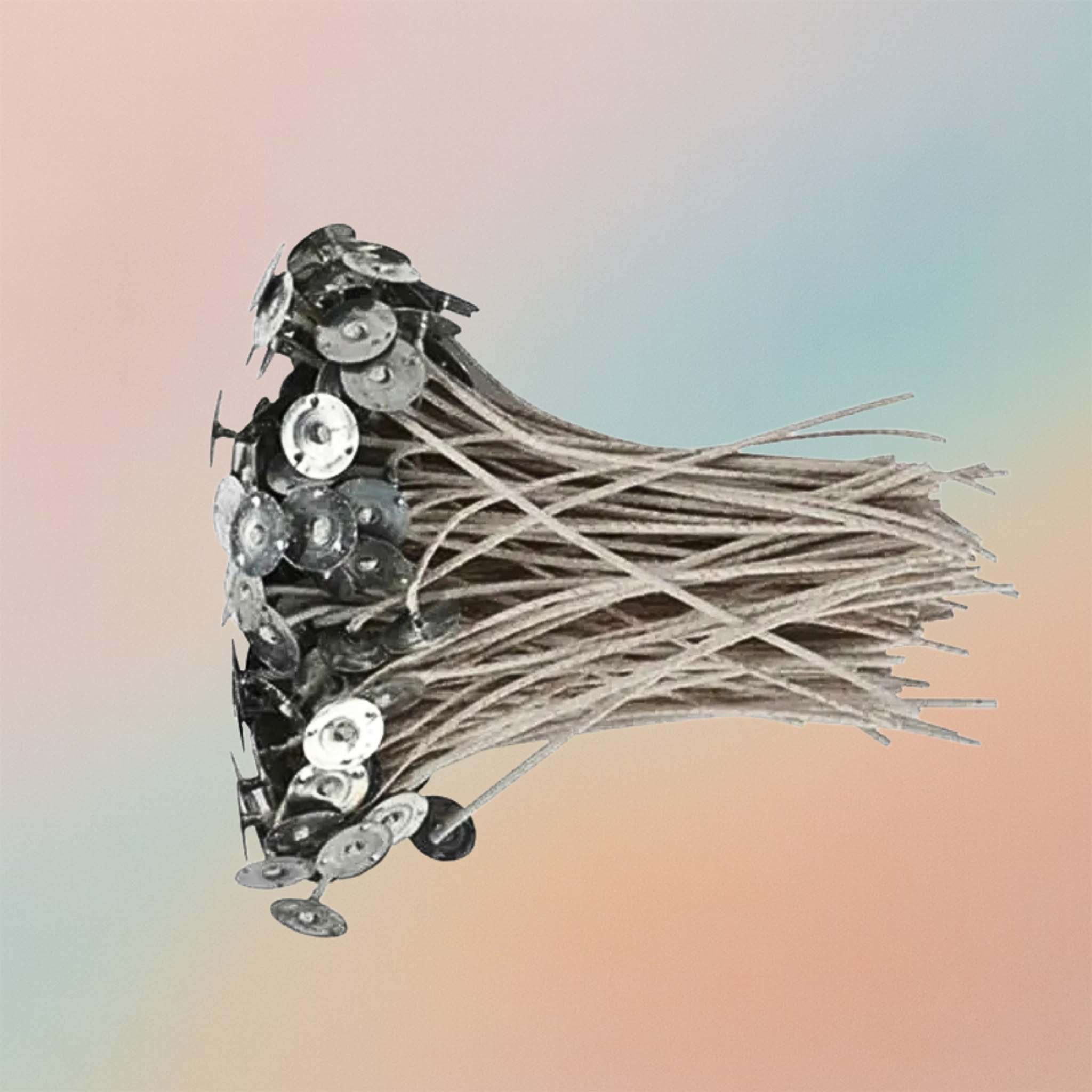 Eco Candle Wicks Pre-Waxed Low Smoke Candle Making Kits