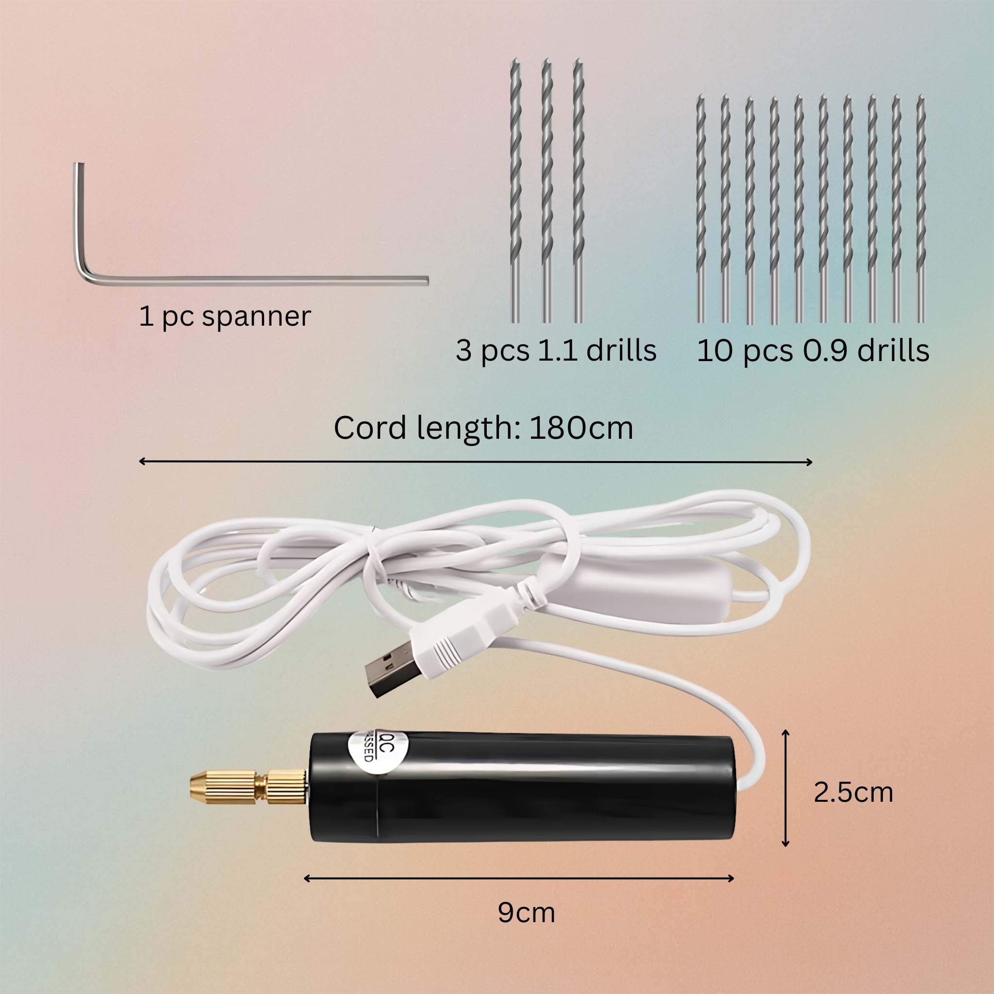 Electric Resin Drill Set For Resin Casting Molds