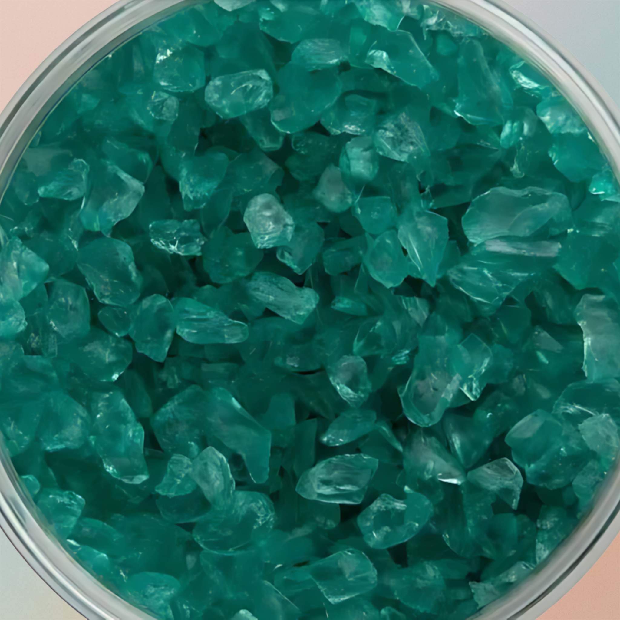 Emerald Crushed Glass