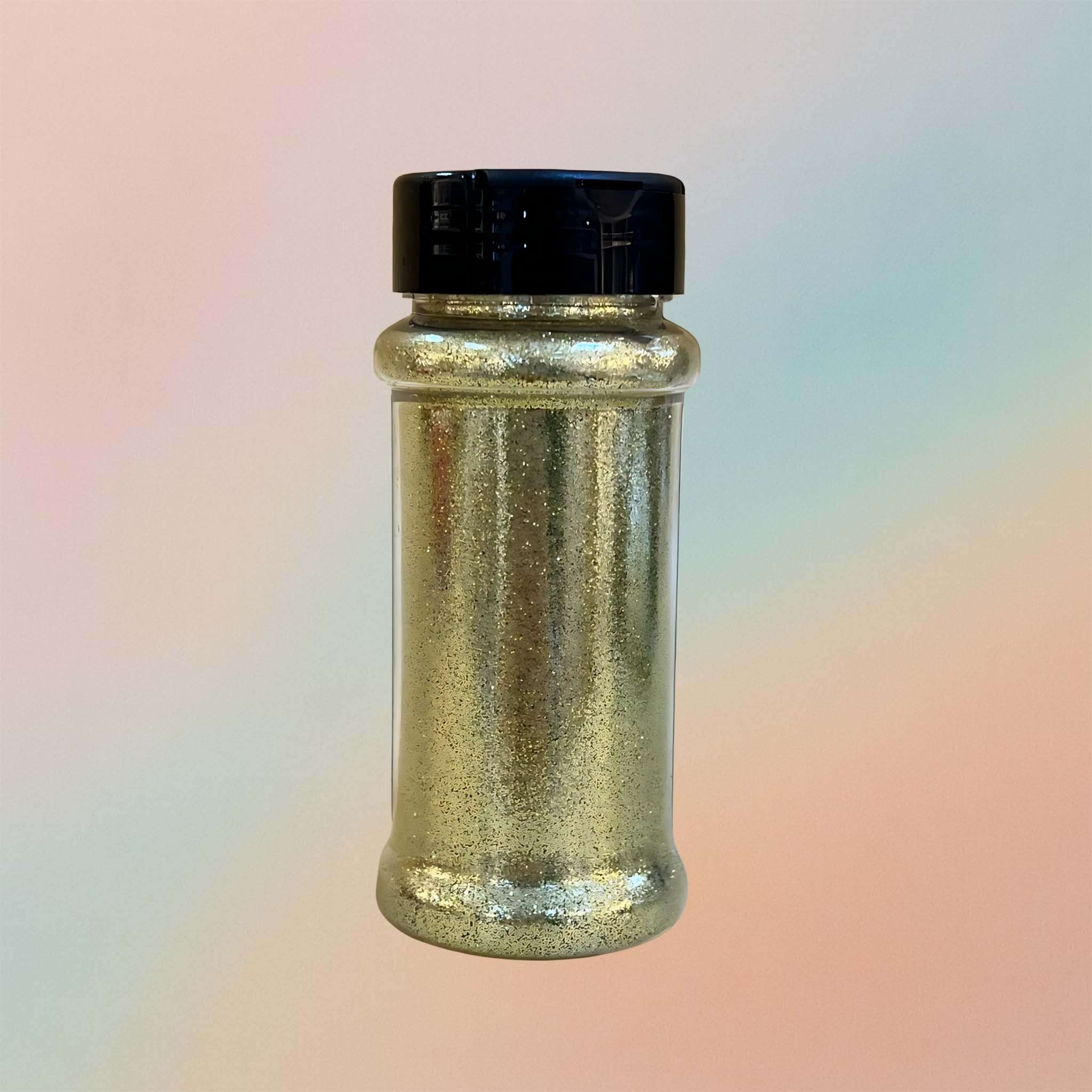 Fine Gold Glitter Bottle