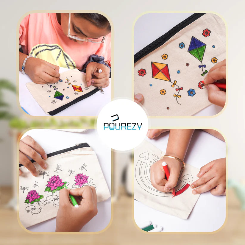 Pourezy Flower Pot Canvas Pouch Kit